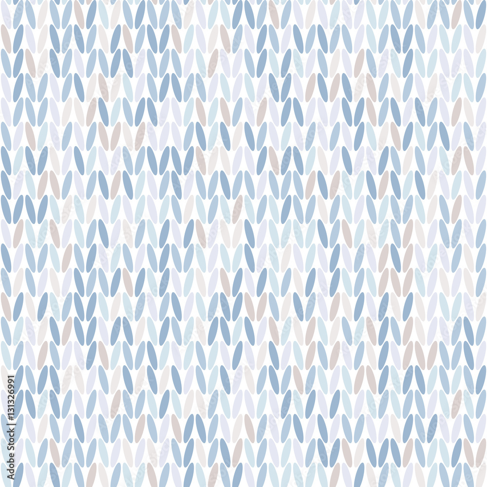 Tapeta Seamless knitted pattern in