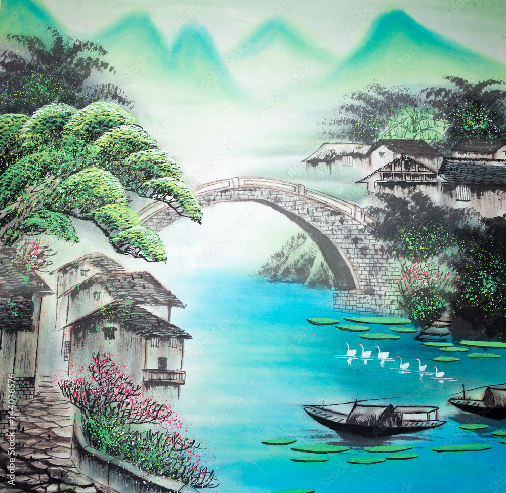 Fototapeta Chinese traditional painting