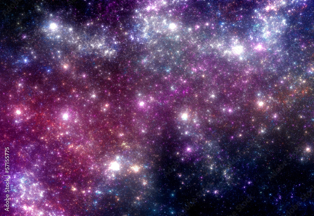 Obraz Pentaptyk Stars background. Purple