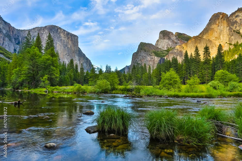 Obraz Tryptyk Yosemite National Park at