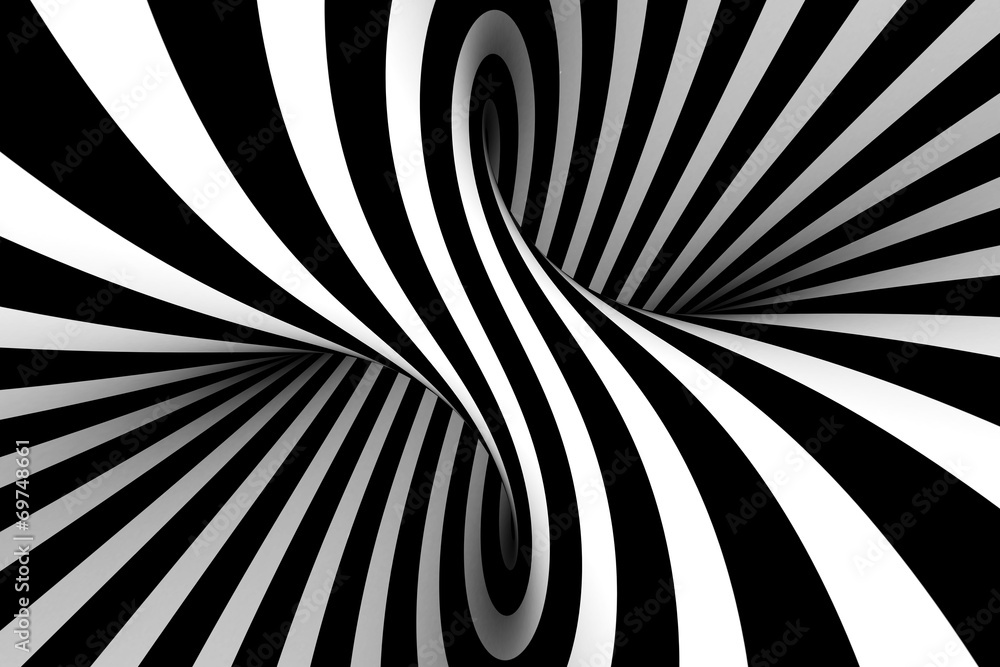 Fototapeta Black and white abstract
