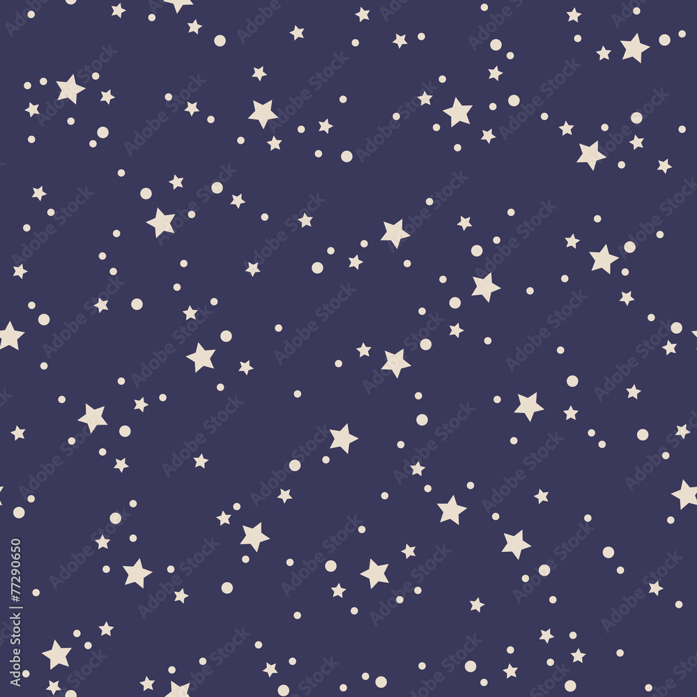 Fototapeta seamless stars pattern