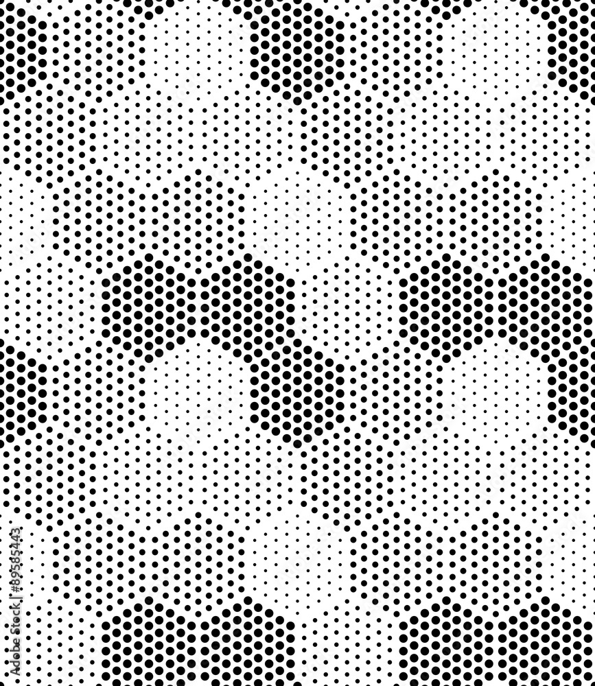 Tapeta Hexagon Illusion Pattern
