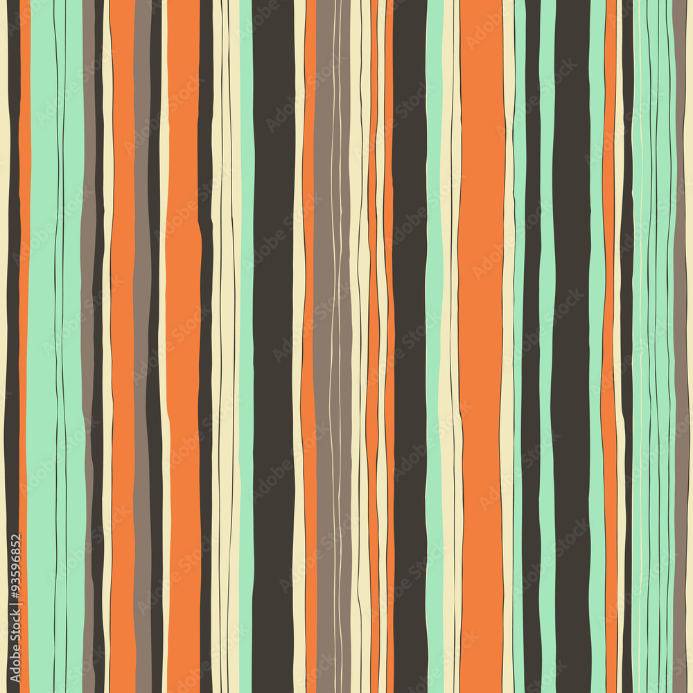 Tapeta Abstract retro colors stripes